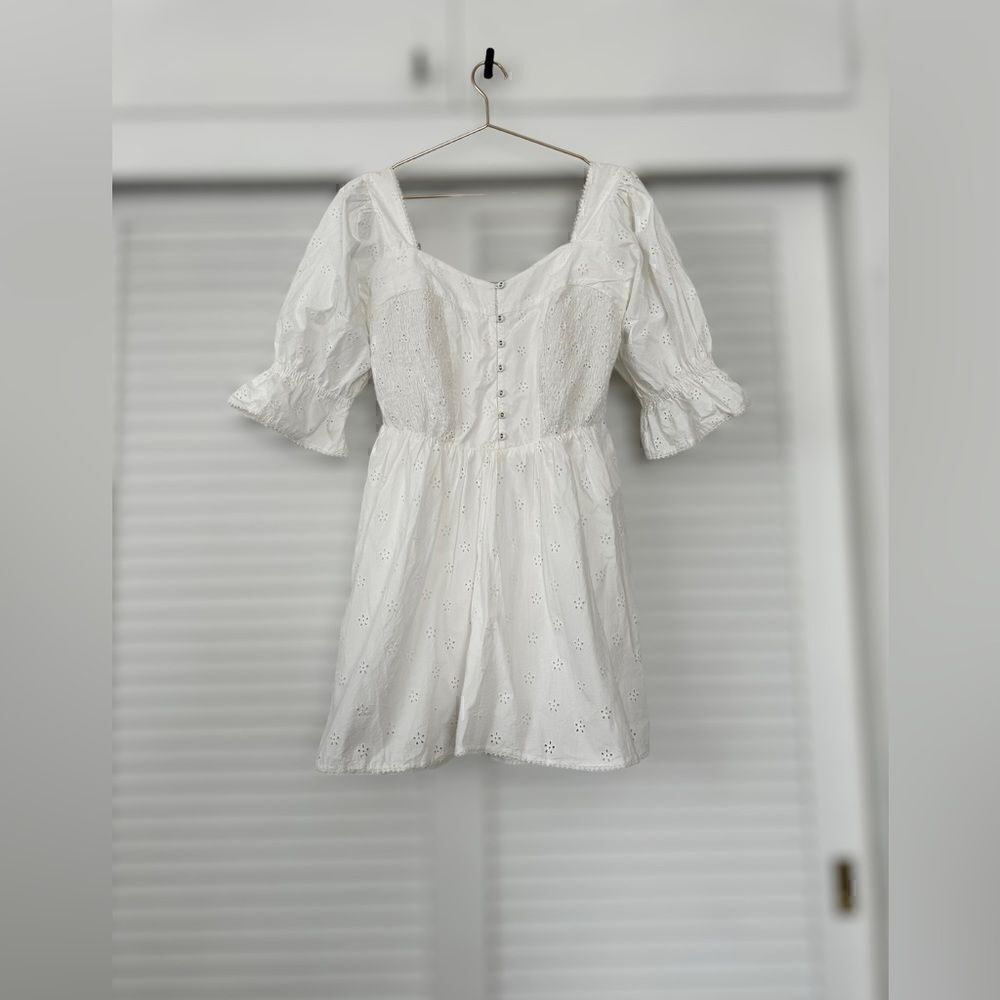 Spell Bo Mini Eyelet Dress Size M - Picture 3 of 14
